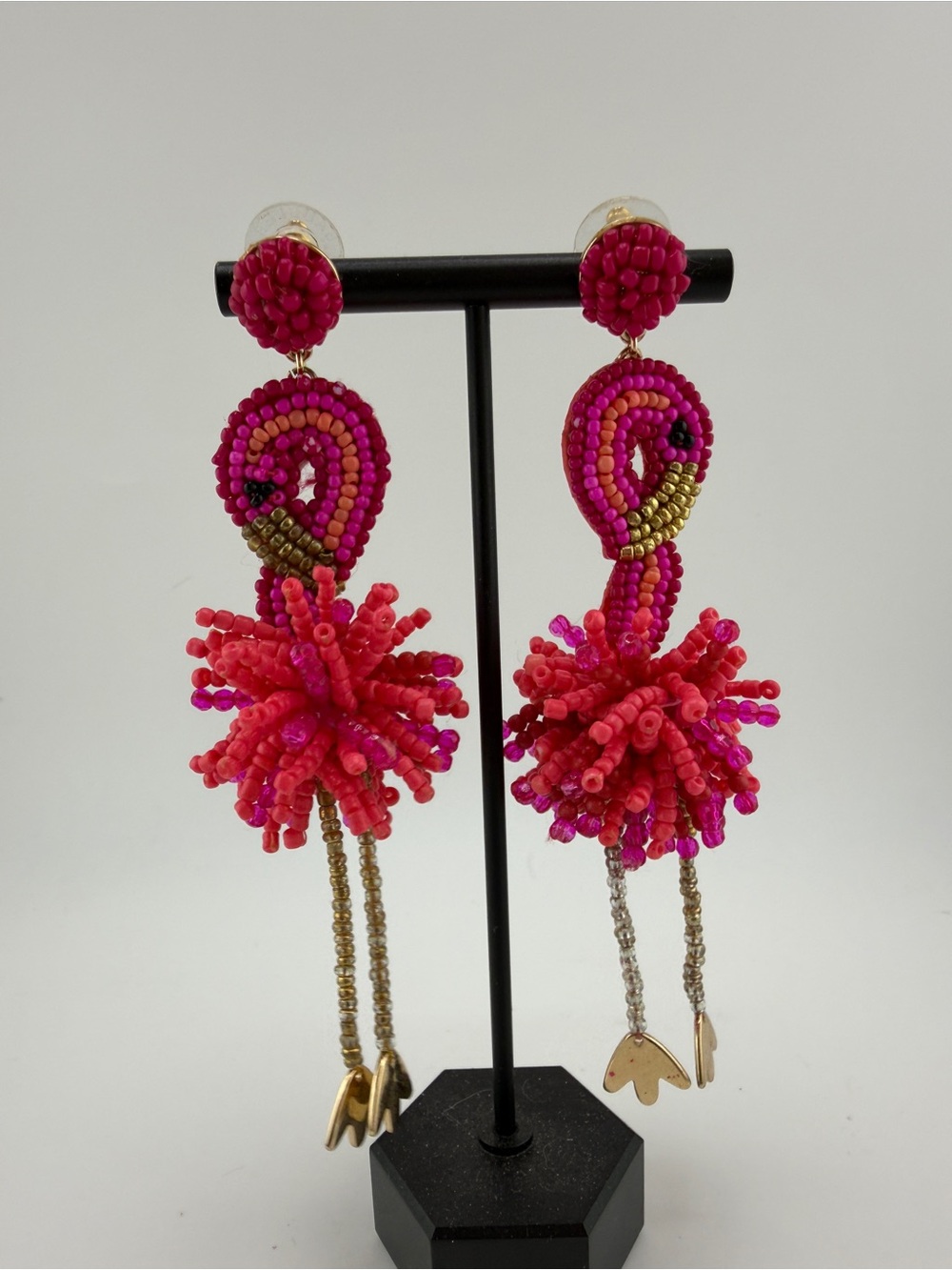 BaubleBar Flamingo Drop Earrings - Picture 2 of 4